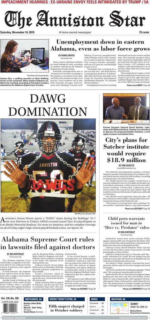 Dawg Domination front page